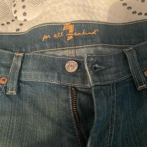 7 for all mankind capri jeans